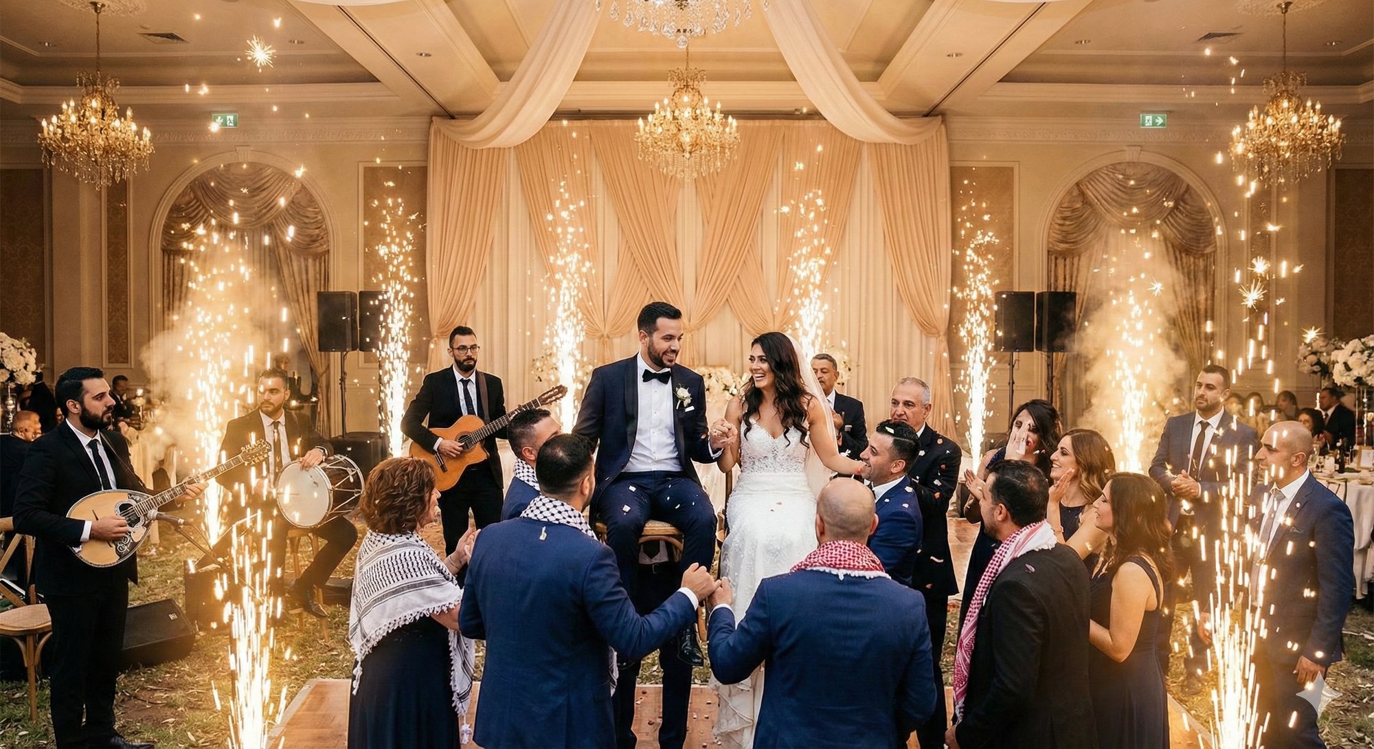 MarryMark_Band Drums and Fireworks_Landscape